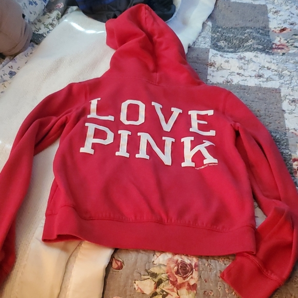 PINK Victoria's Secret Tops - Pink Zip up hoodie